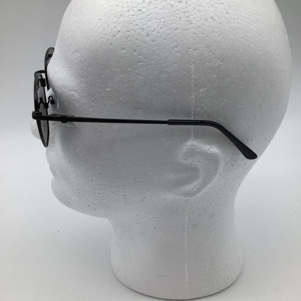 CIRCULR Hexagonal Matte Black Metal Sunglasses Cat 3 Lenses New